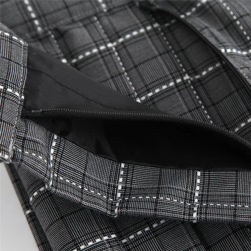 Женская юбка в стиле преппи с высокой талией одноцветные юбки Весенняя