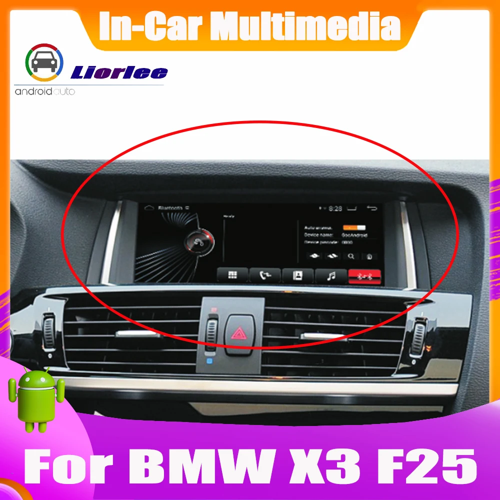 Обновленная 6 ядерная Система Android Автомобильный GPS для BMW X3 F25 2014 ~ 2016