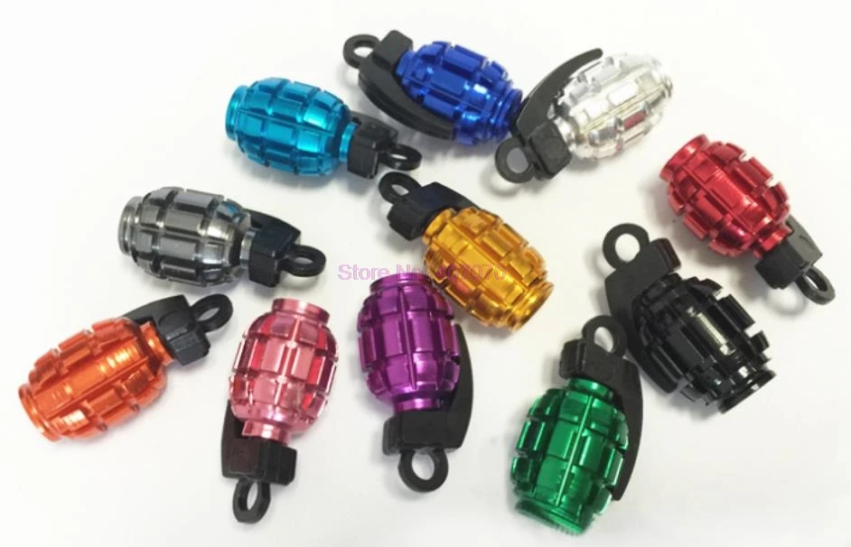 От DHL или Fedex 1000 шт. алюминиевые забавные противотанковые гранаты колпачки