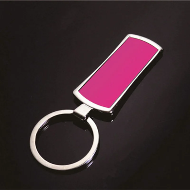 Лазерная печать заказной гравировки брелок имя из нержавеющей стали Логотип