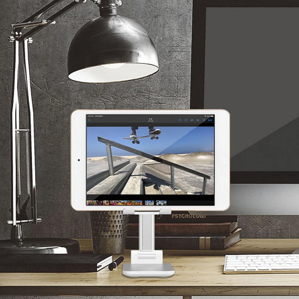 Новая мода двойной поворотный Складной Настольный телефон планшет компьютер