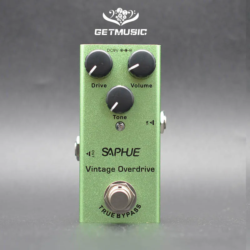 SAPHUE электрогитара Винтаж овердрайв/объем/Тон Ручка педаль эффектов мини одного