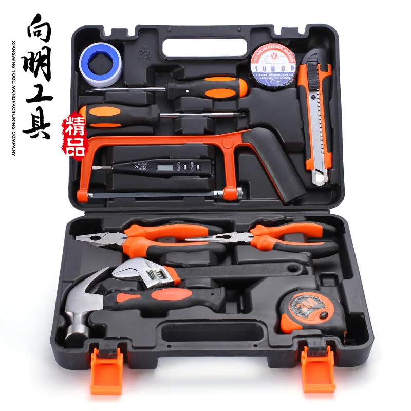 

Multifunction Carpenter Tools Box Set Portable Electrician Tools Box Hardware Wrench Cassetta Attrezzi Home Repair DE50GJX