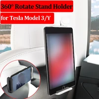 car seat back phone holder for tesla model 3 y 2021 2022 rear seat pad tablet pc stand mount auto backseat headrest bracket