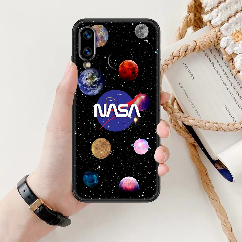 

Aerospace NASAINGS Phone case For Huawei Honor 6 7 8 9 10 10i 20 A C X Lite Pro Play black trend Etui pretty back 3D cover