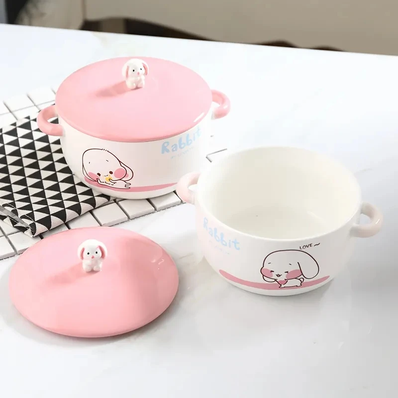 Мультяшная креативная мгновенная фотокерамическая миска Милая Студенческая для