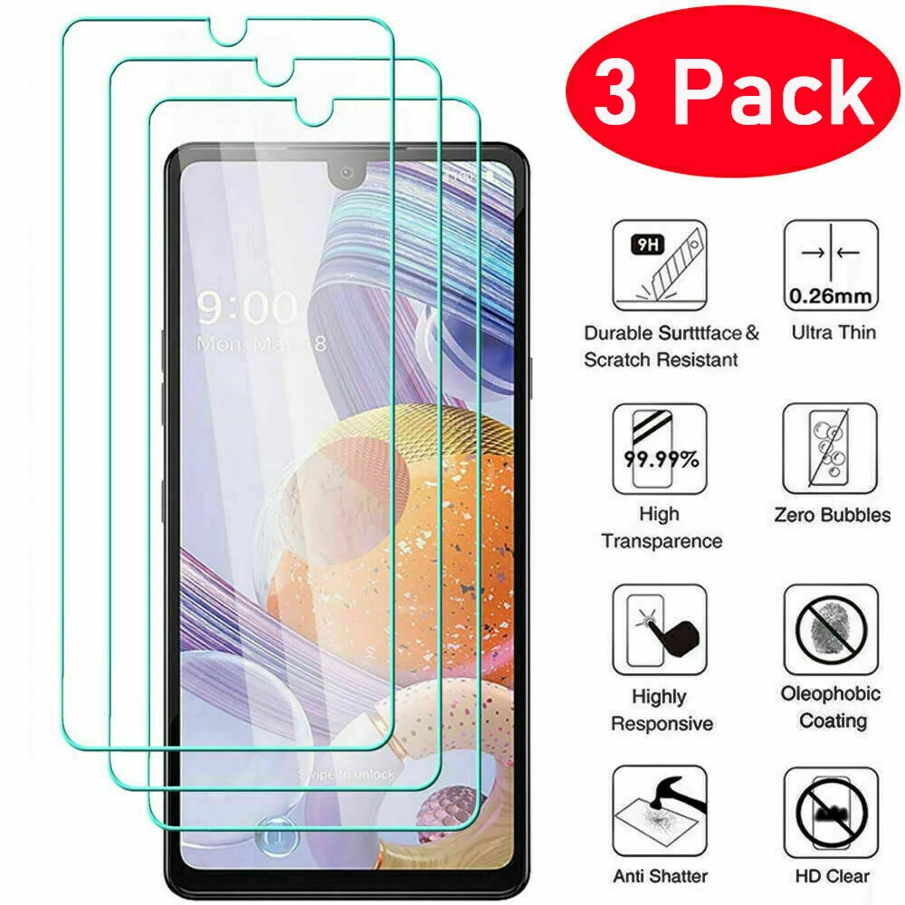 

Защитная пленка для экрана, закаленное стекло для Aristo 5 4 LG Stylo 6 5 4 Plus Q60 Q70 Q61 K20 K30 K40 K50 K12 Plus K40S K41S, 3 шт.