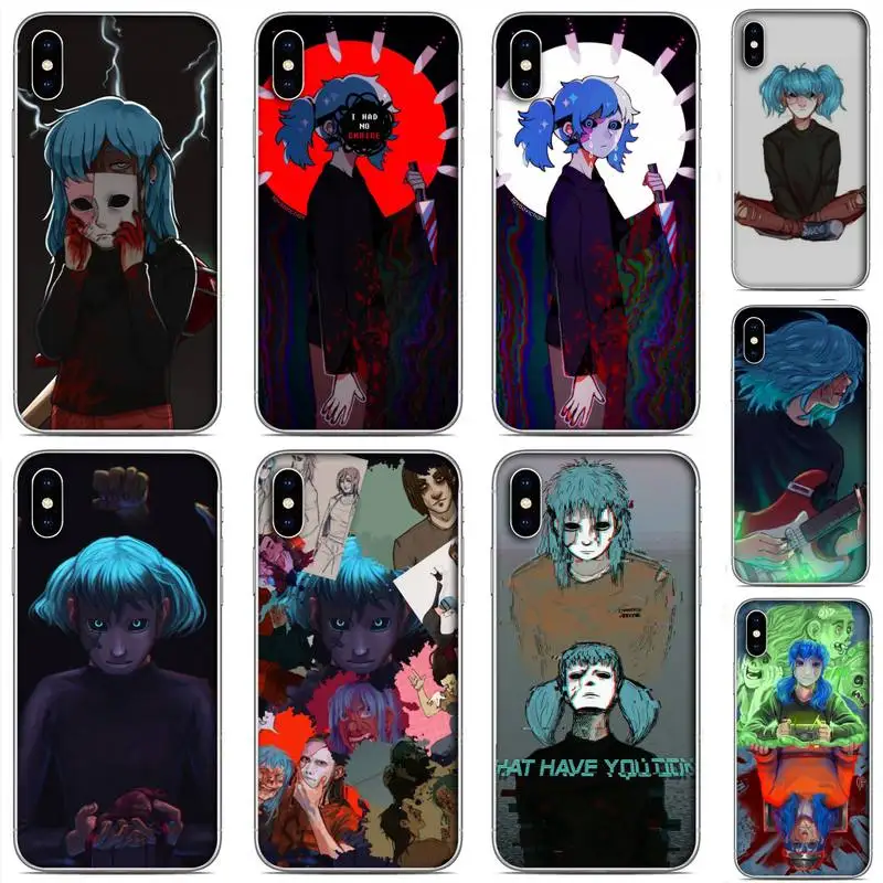 

Sally Face Phone Case For Clear-Iphone 5 5s se 6 6s 7 8 11 12 X Xs Xr Pro Plus Max Mini Cover