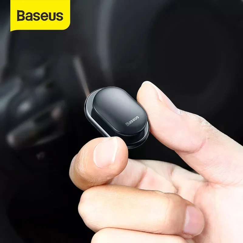Baseus 4 шт. маленький автомобильный держатель Настенные Крючки вешалка зажим для USB