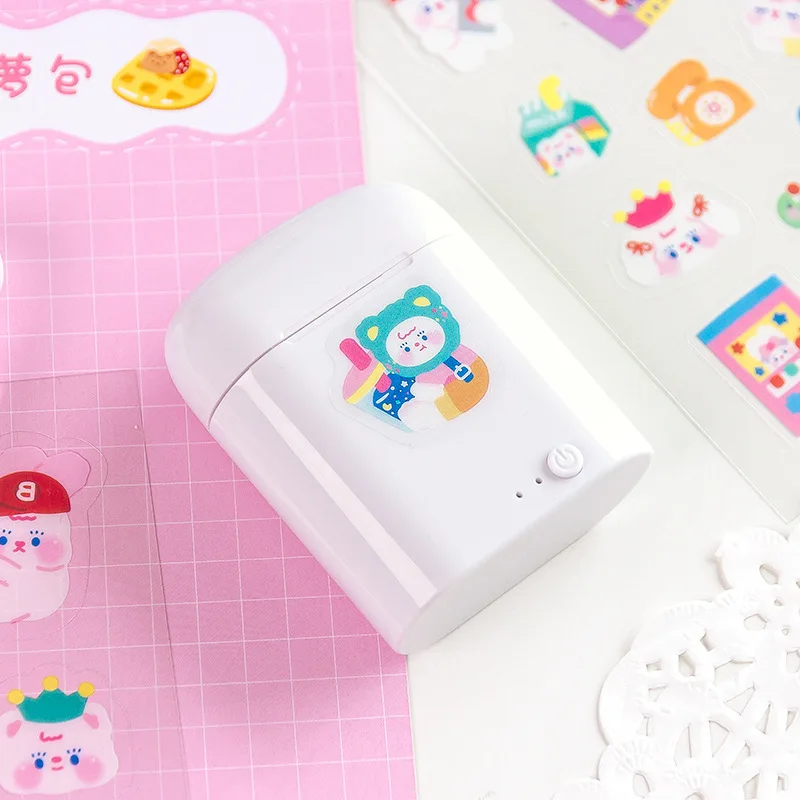 1 шт. с медведем кавайи дневник серии декоративные наклейки в Корейском стиле из