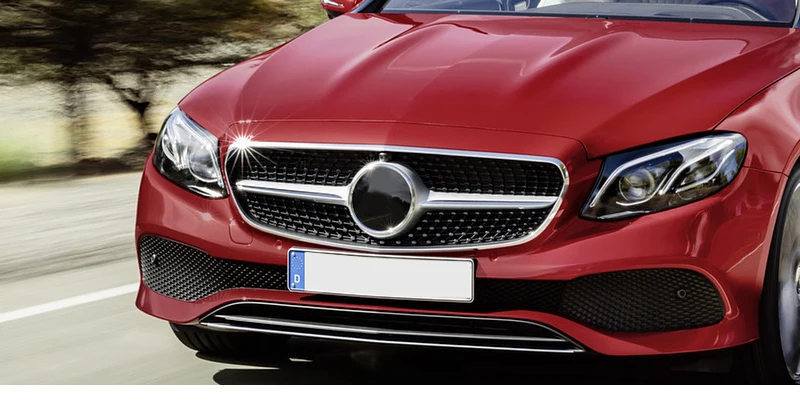 Бриллиантовая стильная решетка для Mercedes-Benz W213 W238 C238 для E класса седан купе спортивная модель+ передний бампер гоночный гриль