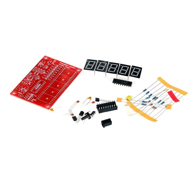 50 МГц кварцевый осциллятор частота тестеры счетчика DIY Kit 5 разрешение цифровой