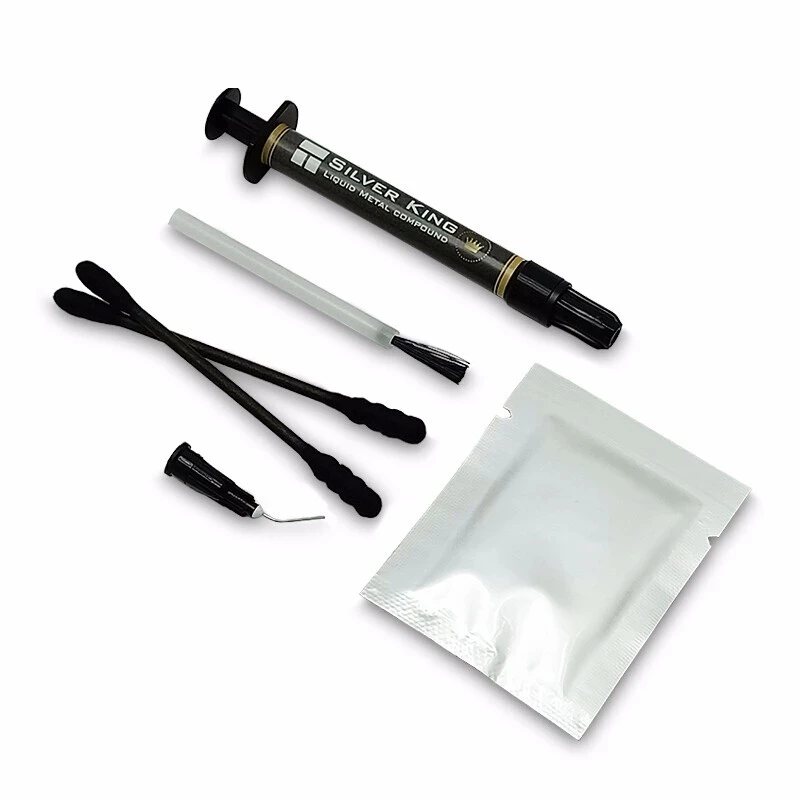 Охлаждающая жидкость для ЦП и ГП Термопаста серебристого цвета кулера