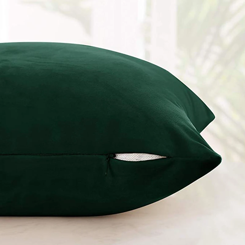 

Soft Velvet Cushion Cover 50x50 Decorative Pillows Throw Pillow Case Soft Solid Colors Luxury Home Decor Living Room Sofa Seat