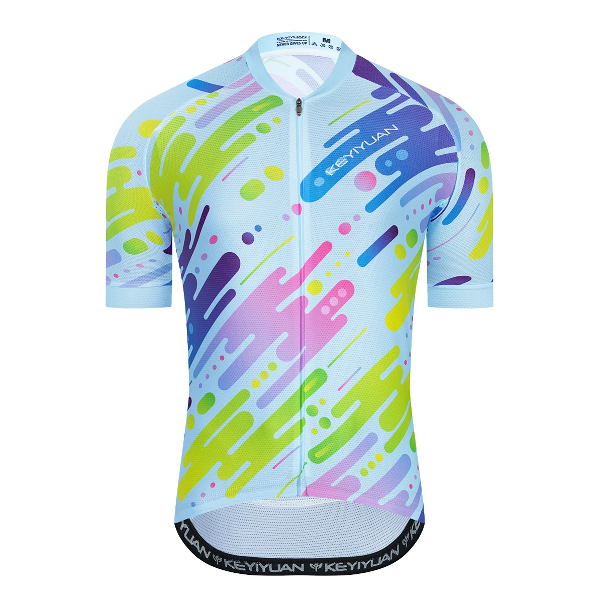 

KEYIYUAN 2022 Mens Mycling Jersey Short-sleeved Jersey Pro Cycling Team Uniform Custom Maillot Sportswear Quick-drying Shirt