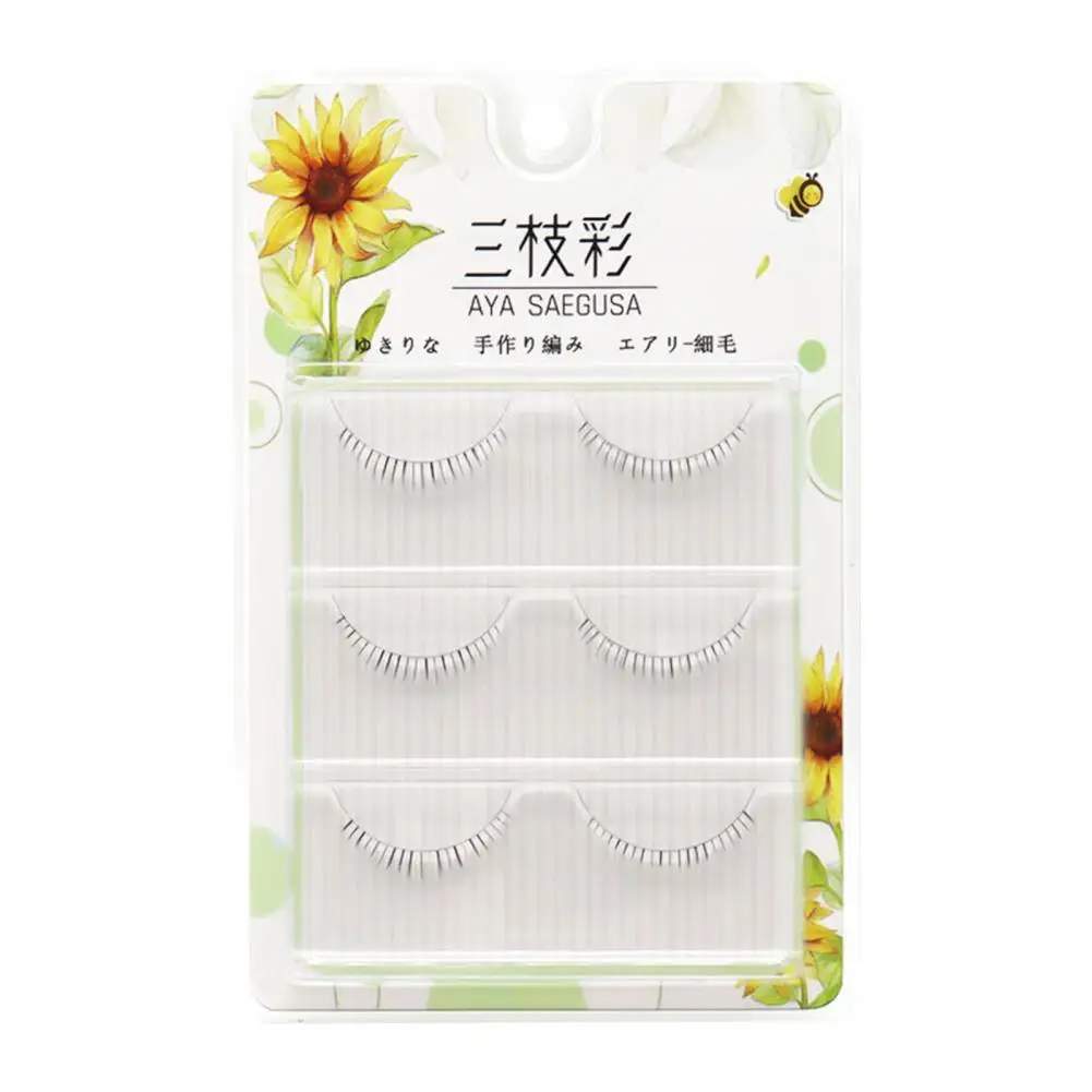 

Ресницы искусственные Стильные Простые в эксплуатации, 3 пары