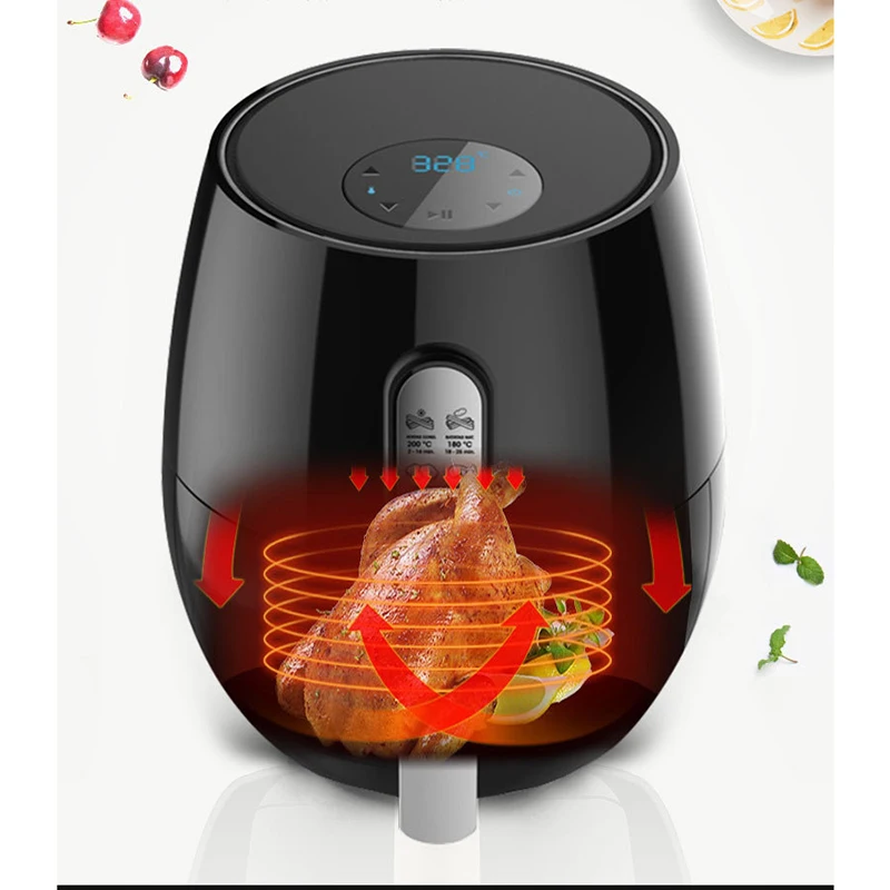 SANQ Smart Press Screen Air Fryer домашняя электрическая машина для обезжиривания без масла