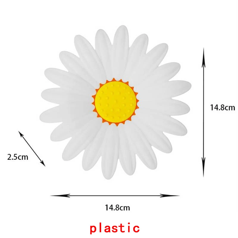 

Soap Box Lotus Shape Non-slip Portable Silicone for Water Draining Solid Color Draining Soap Dish Bathroom Accessories