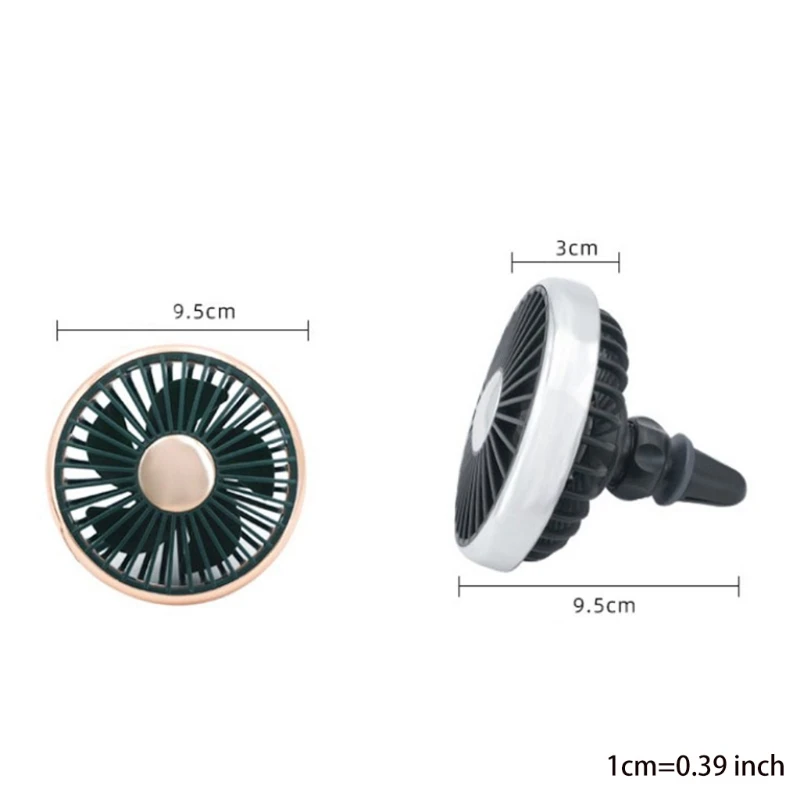 

3-Speed Car Cooling Fan Portable Auto Electric Fan air Cooler USB Mini Fan