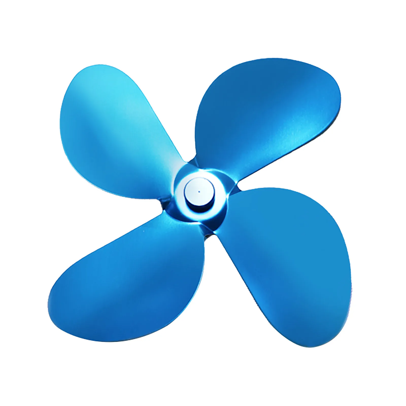 4 лезвия черный зернистый тепловой вентилятор для дровяной плиты деревянная