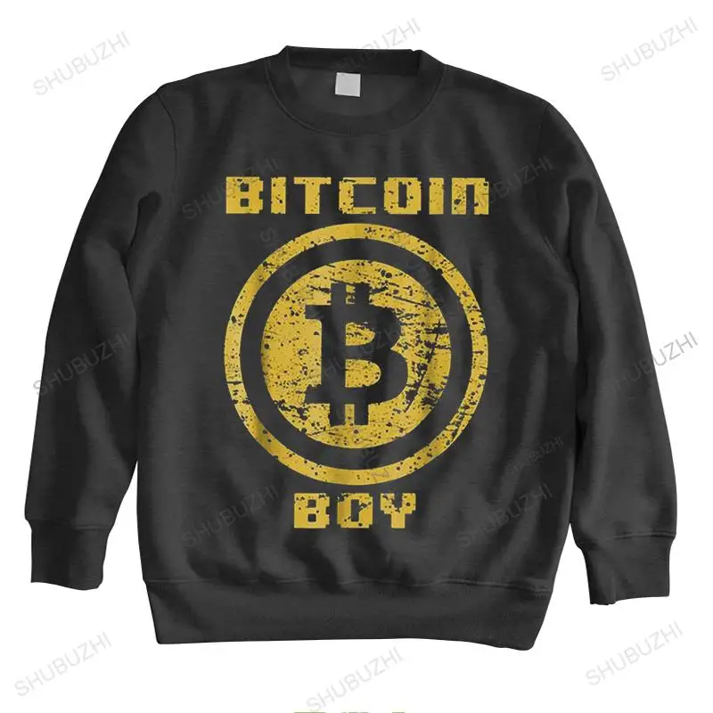 

Cryptocurrency Bitcoin Boy hoody for Men long sleeve Casual hoodie Stylish Crypto Btc Blockchain Geek Cotton sweatshirts Top