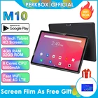 Новый wifi планшет 10 дюймов Восьмиядерный 4 Гб RAM 32 ГБ ROM 5000 мАч аккумулятор Google Android 9 Pie 4G FDD LTE Bluetooth 1280x800 HD GPS