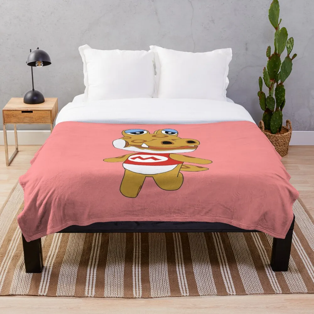 

Alfonso Animal Crossing Throw Blanket Super Soft Printing Family Car and Sofa Bed throws Summer Office Quilts