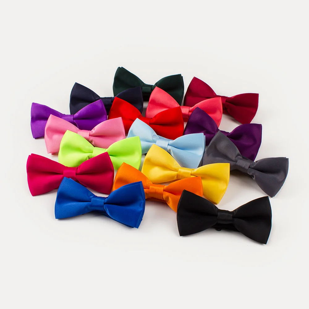 

Men Ties Fashionable Butterfly Party Business Wedding Bow Tie Candy Solid Color Female Male Bowknot Accessories Bowtie