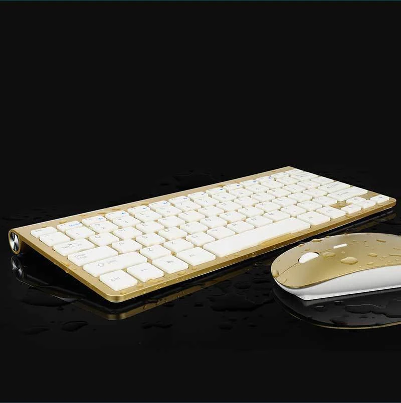Портативная беспроводная клавиатура для ноутбуков Mac ТВ-приставок 2 4G