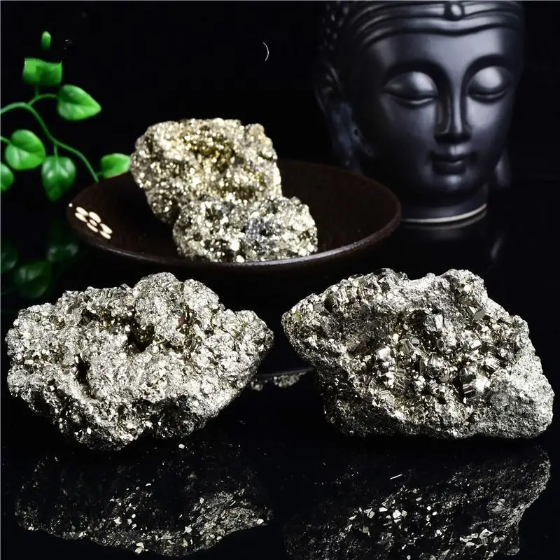 Натуральный минеральный камень халкопирита 5 ~ 7 см натуральный пиритовый образец