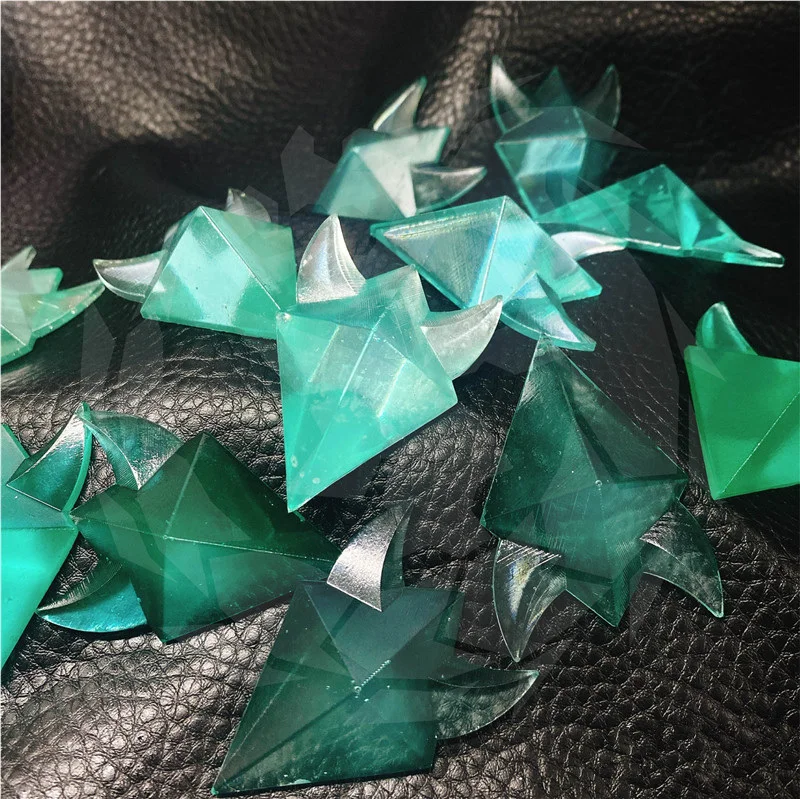 

Ручная работа Genshin Impact Gift Xiao 3D ожерелье с бабочкой из кристаллов заколка для волос, брелок с подвеской, школьная сумка, заколка-Пряжка, брелок