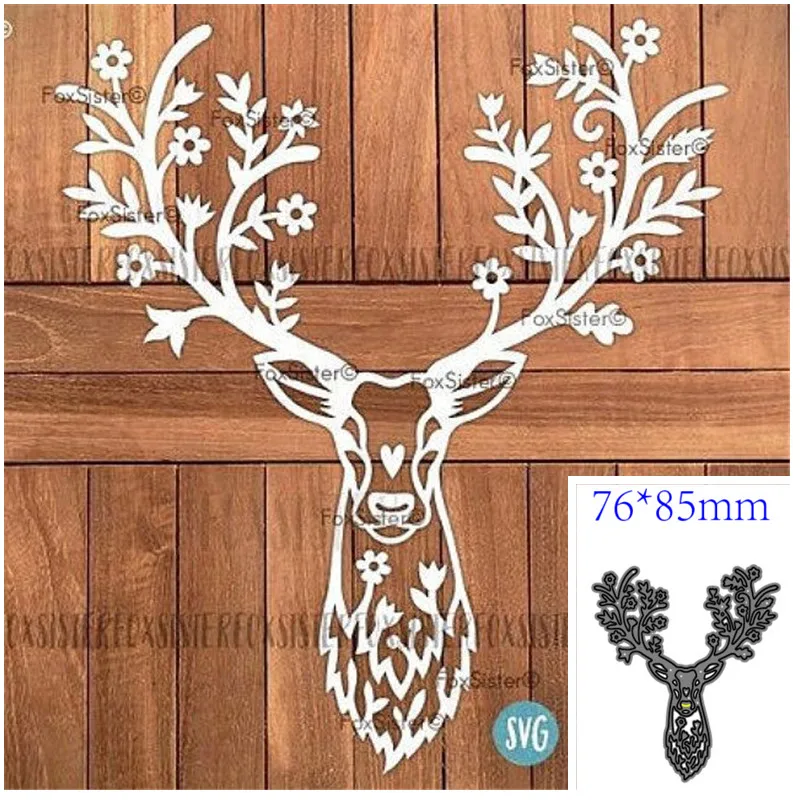 Металлические Вырубные штампы форма животное олень Украшение скрапбукинг