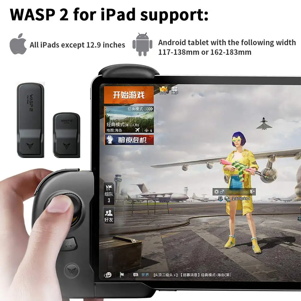 Лидер продаж джойстик Flydigi Wasp 2 с bluetooth геймпад для iPAD планшета односторонний