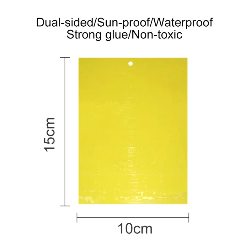 

10/20/30PCS Powerful fly sticky insect trap pest control double-sided sticky insect board yellow fly trap for effective control
