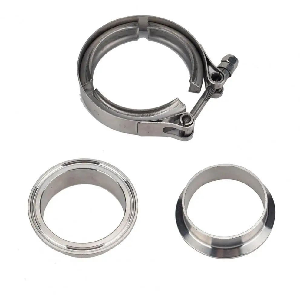 

A3490 3.5inch V Band Flange Clamp Modified Stainless Steel Exhaust Flange Clamp Suitable Of Cars With 3.5inch Exhausts