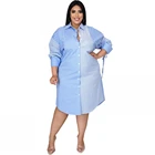 Женское платье с длинным рукавом, летнее Макси-Платье с принтом, большие размеры, XL-5XL