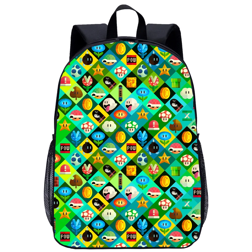 Детский рюкзак Super Mario для мальчиков милый стильный мультяшный ранец детского