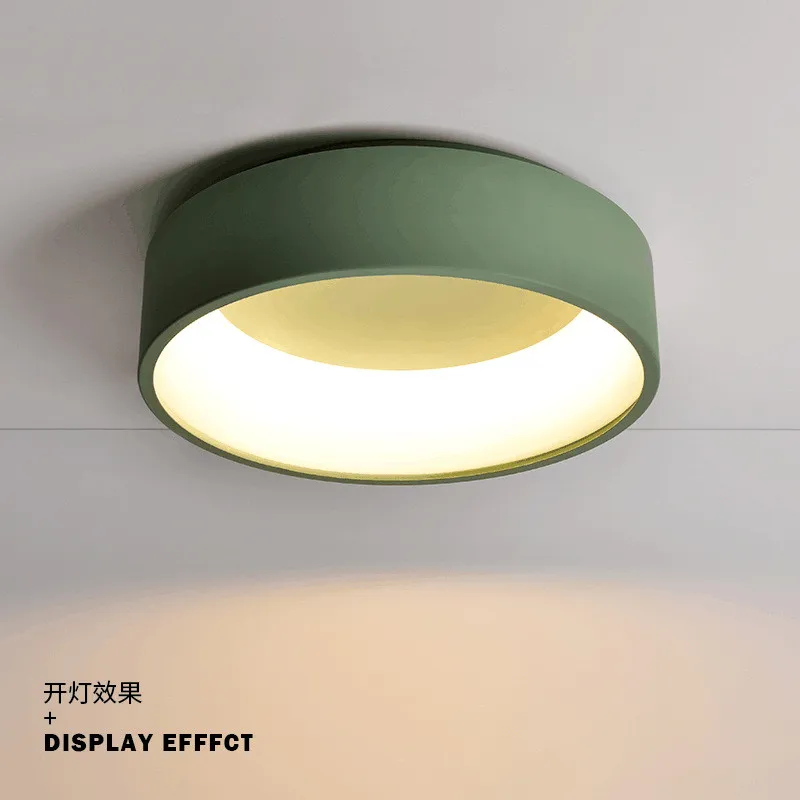 Постмодерн Макаруны Светодиодная потолочная лампа для столовой скандинавские