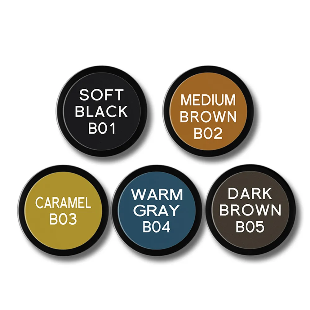 2019 новый водонепроницаемый сменный карандаш для бровей с косметические кисти