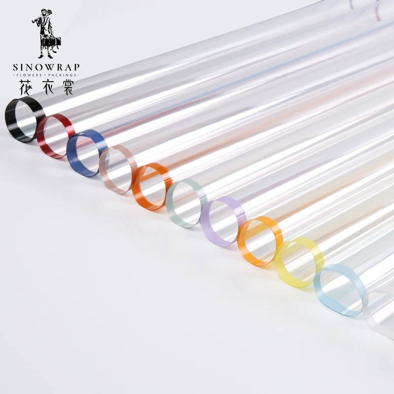 

Newest Design 100% Waterproof Frame Design Flower Wrapping Cellophane Paper