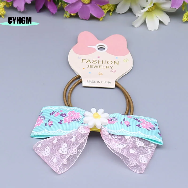 Новая мода в Корейском стиле с эластичной резинки для волос резинка обтянутая