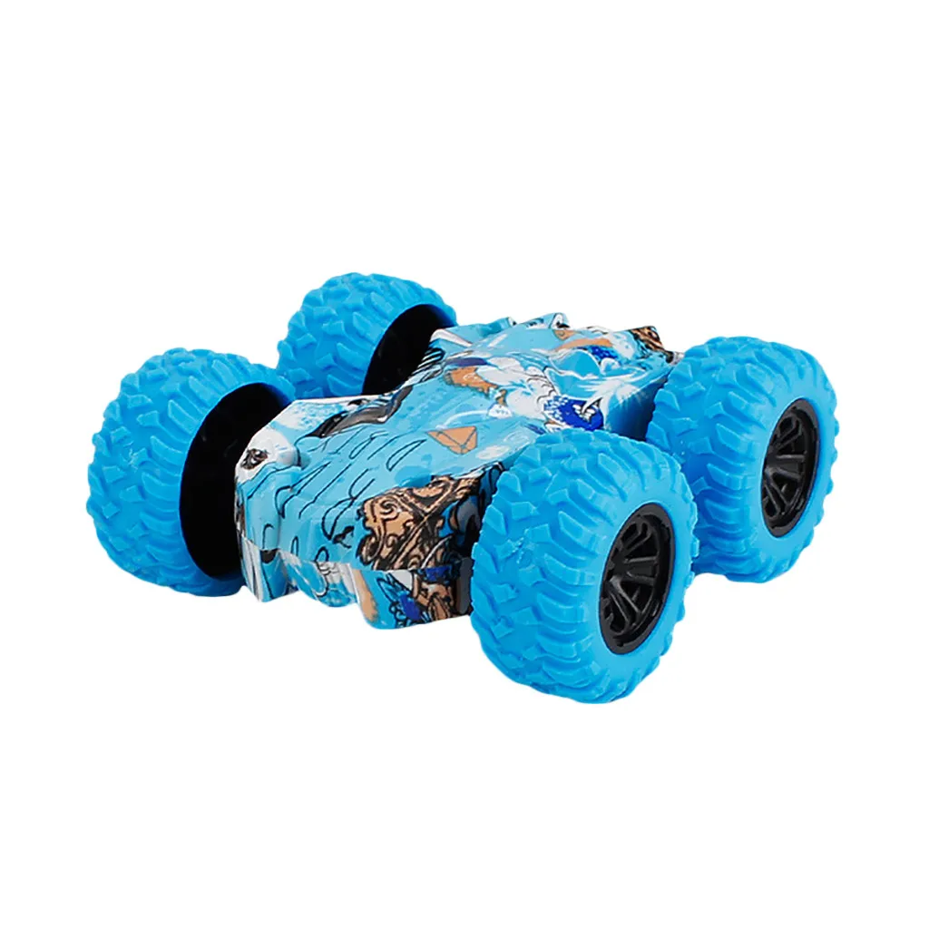 

High Quality Toys Inertia-double Side Stunt Graffiti Car Off Road Model Car Vehicle Kids Toy Gift Cute Fun Toys New Toys Hot