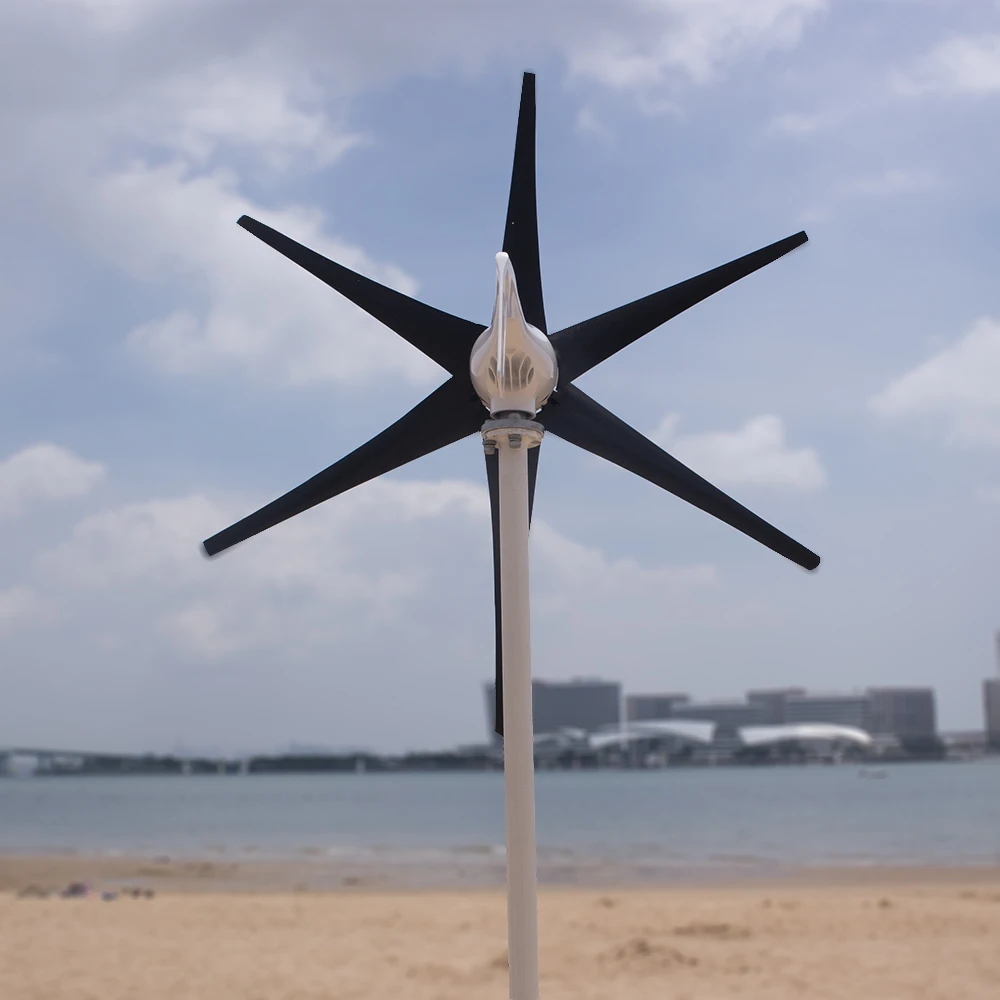 Новый 400 Вт ветрогенератор мини MTTP мельница ветра контроллер 3/5/6 лезвий домашней