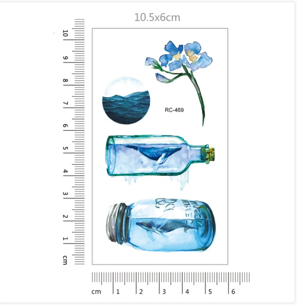 3 шт. водостойкие тату наклейки на лодыжку для мужчин и женщин #275171|Временные тату|