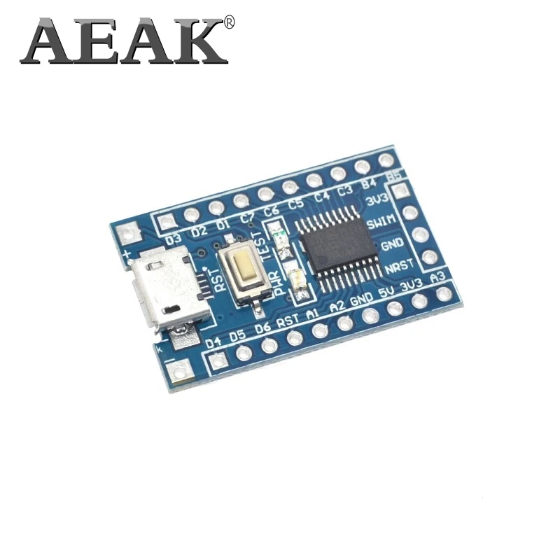 10 шт. AEAK ARM STM8 макетная плата минимальная системная плата STM8S103F3P6 модуль для Arduino