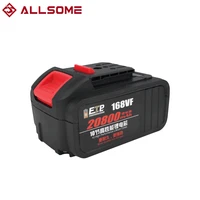 allsome 168vf 20800mah battery for brushless electric wrench cordless waterproof impact wrench
