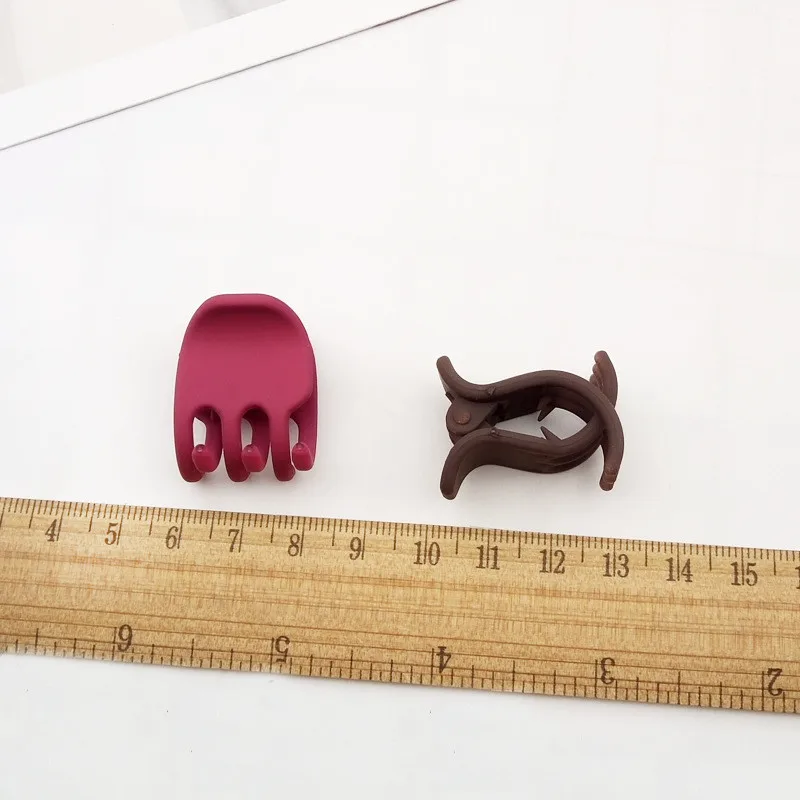 Однотонная женская заколка простой стиль высококачественный головной убор с