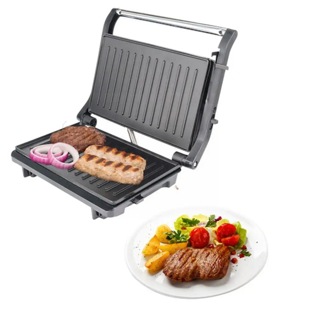 household barbecue meat machine multi function heating machine panini cooke bacon breakfast baking electric and pan pan ste o2v6 free global shipping