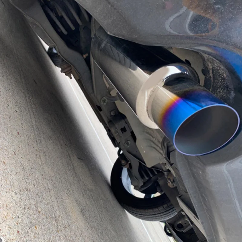 Универсальный выхлопной глушитель evil energy наконечник из полированной