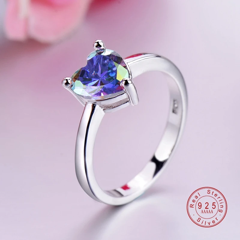 Европейские женские ювелирные изделия обручальные кольца с цирконом в форме